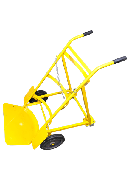Yellow Double Cylinder hand trolley — photo 1