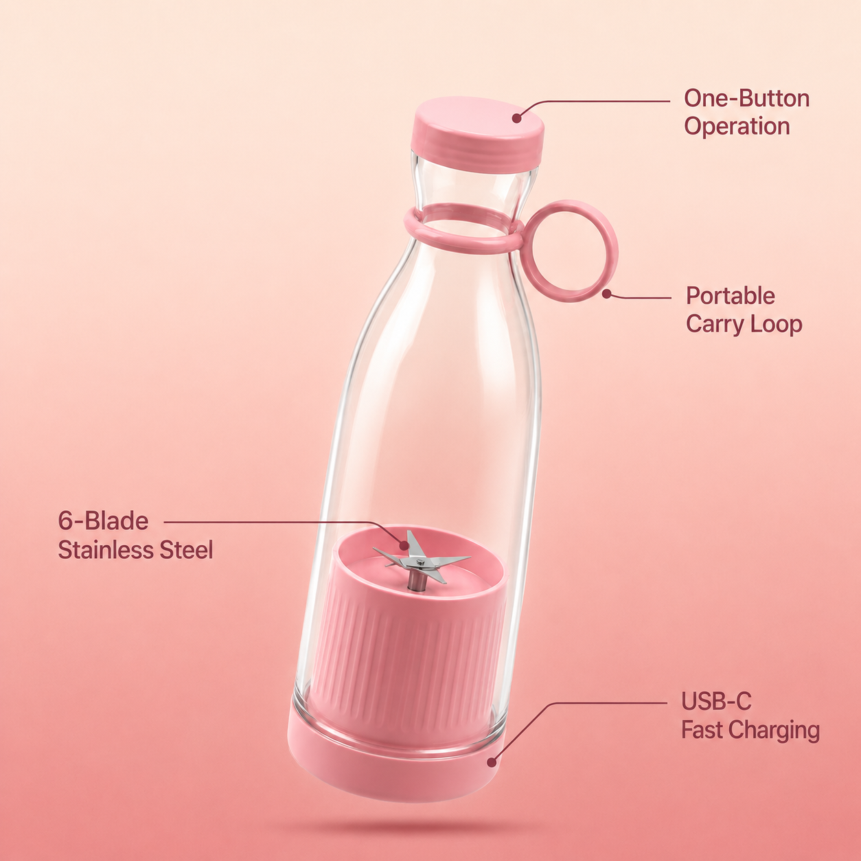 Portable Blender for Smoothies and Shakes — photo 3